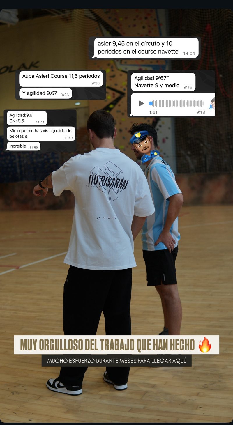 Apto real de un opositor preparado por Asier Sarmiento
