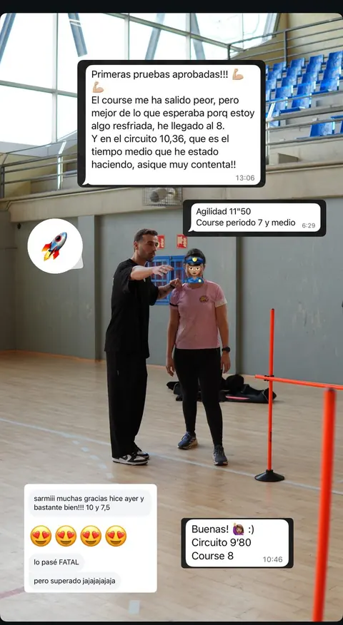 Apto real de un opositor preparado por Asier Sarmiento