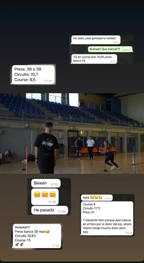 Apto real de un opositor preparado por Asier Sarmiento